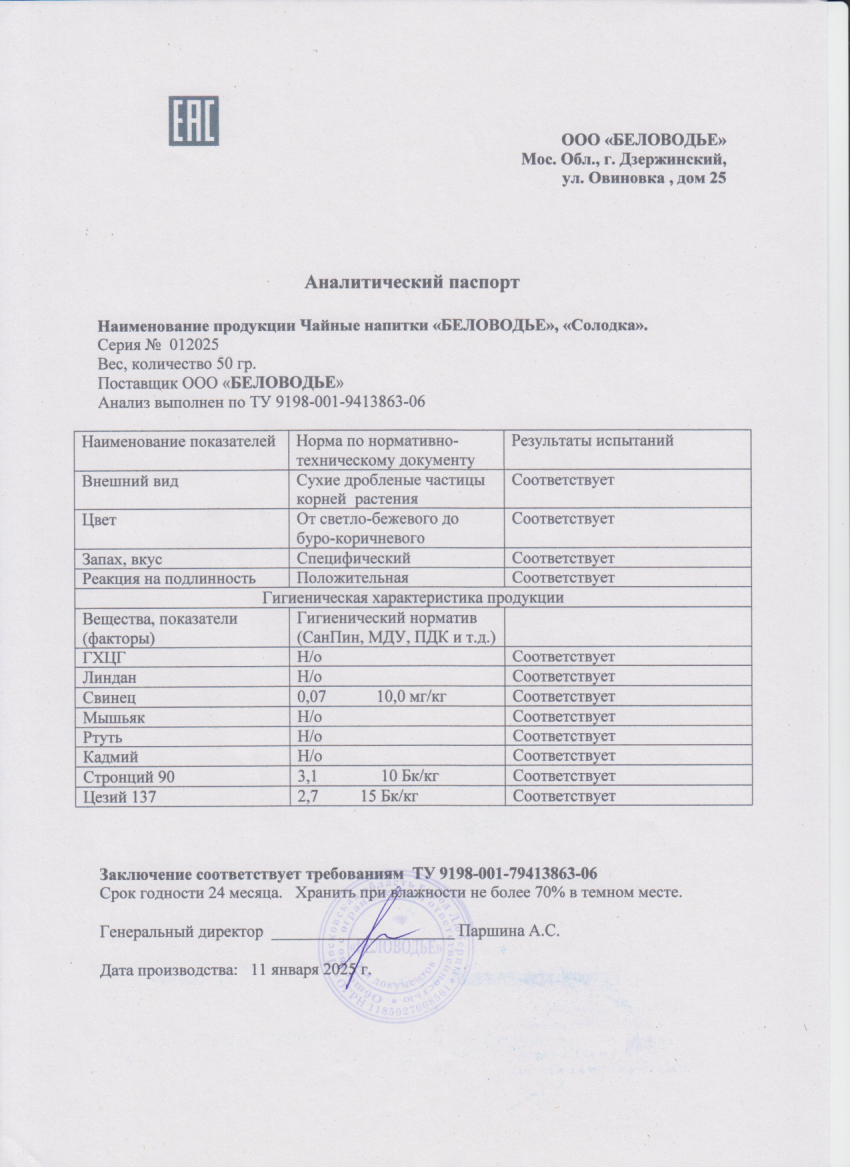 Паспорт №012025
